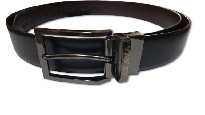 AKAVA Luxurious Vegan Leather Reversible Belt - SECCOD PN03 Black/Brown